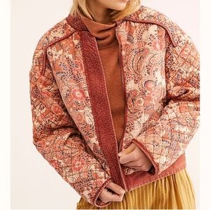 Free People Quilted Reversible Jacket